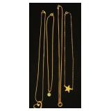 Necklaces with pendants