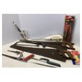 Various Hand Saws, Hack, Keyhole & Blades