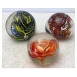 Controlled Bubble Paperweights