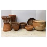 Terracotta planters