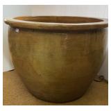 Very Large Glazed Terracotta Planter