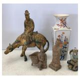 Cast Iron Emperor on Horse