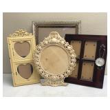Antique Cast Iron & Other Picture Frames