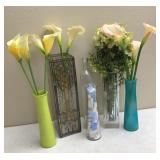 Glass Vases & Flower Decor