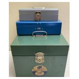 Metal File Box & Combination Box