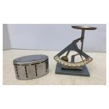 Antique Hamilton Pennyweight Scale & Coin Bank