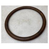 Antique Wooden Steering Wheel