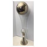 Mercury Glass Stand & Gazing Ball