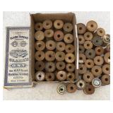 Antique Wooden Spools