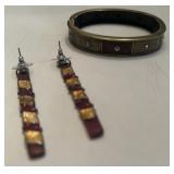 Earrings and Bracelet set