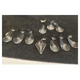 10  crystals teardrop prisms