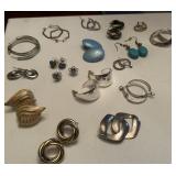 16 pairs of peirced earrings