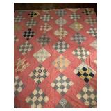 Handmade quilt  72 X 84 inches