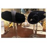 Gorgeous navy blue vintage hats (2)