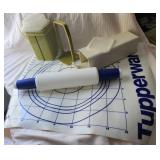 Tupperware pickle & cheese holders