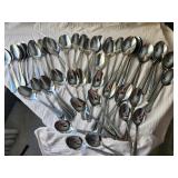 Serving Spoons,  stainless, various patterns
