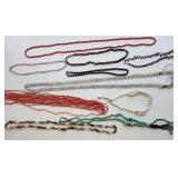 Necklaces, miniature beads,