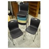 Virco Stackable Chairs (12)