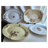 Platters, ironstone, Shaw & Son