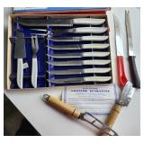 Quikut Steak Knife Set, Cheese knife set