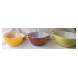 Fire King Mixing Bowls (3)