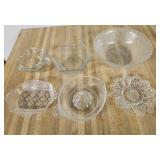 Glass Serving & condiment dishes, Juicer