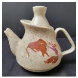 Red Wing Round Up Teapot