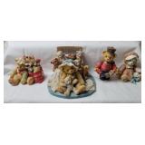 Cherished Teddies Figurines (4)