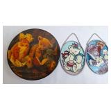 Bear Suncatchers and Round Box w/Bear Design