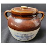 Red Wing Pottery Miniature Bean Pot w/Lid