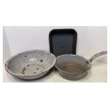 Grey Enamel Pans