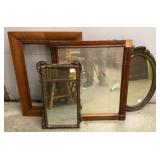 Antique Mirrors & Frame