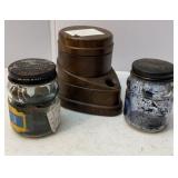 Antique Ink Wells & Ink