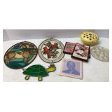 Stained Glass, Flower Frogs