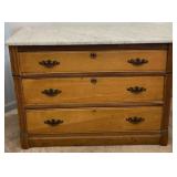 Antique Marble Top Dresser