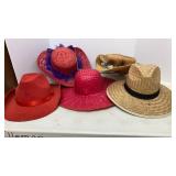Red Hat Society & Other Straw Hats