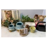 Vtg McCoy Sad Iron & Other Planters