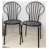 Heavy Wire Bistro Chairs