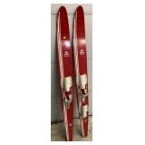 Vtg wooden AMF Voit Water Skis