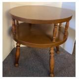 Two Tier Rd End Table