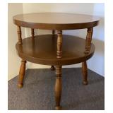 Two Tier Rd End Table