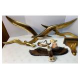 Plastic Brass Look & Other Wall Hanging Decor