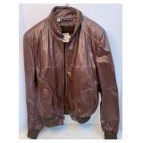 Vtg Sears Leather Coat (44)