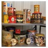 Vtg & Modern Tins