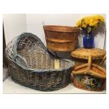 Wicker Baby, Fruit & Other Baskets