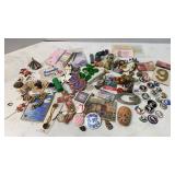 Presidential Buttons, Pins, Glass Giblets