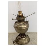 Antique Electrified Oil Lamp