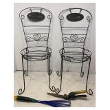 Wire Plant Stands & Gardening Tools