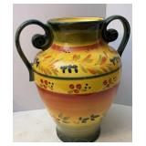 Large Hand Painted Vase