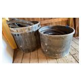 Submersible Pump, Discharge Hose & Basins